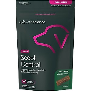 VetriScience Express Ease Soft Chews Digestive Supplement for Dogs, 40 count