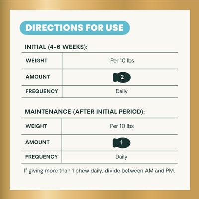 Show full view: VetriScience GlycoFlex Plus Ultimate Strength Healthy Hip & Joint Fish Flavored Chews Supplement for Cats, 30 count slide 9 of 12