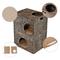 Show in main carousel: THE LICKER STORE Jaxon 18-in 2-Tier Cat Condo, Brown slide 5 of 11