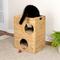 Show in main carousel: THE LICKER STORE Jaxon 18-in 2-Tier Cat Condo, Natural slide 2 of 11