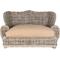 Show in main carousel: THE LICKER STORE Classic Mediterranean Handwoven Rattan Elevated Sofa Dog & Cat Daybed, Kubu Gray, 27.5 x 18-in slide 7 of 10