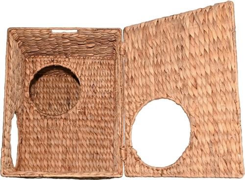 Show full view: THE LICKER STORE Jaxon 18-in 2-Tier Cat Condo, Natural slide 9 of 11