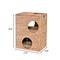 Show in main carousel: THE LICKER STORE Jaxon 18-in 2-Tier Cat Condo, Natural slide 4 of 11