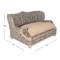 Show in main carousel: THE LICKER STORE Classic Mediterranean Handwoven Rattan Elevated Sofa Dog & Cat Daybed, Kubu Gray, 27.5 x 18-in slide 4 of 10