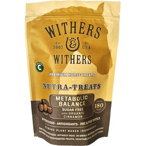Withers & Withers Organic Cinnamon Plant-Based & Sugar-Free Formula Horse Nutra-Treats, 16-oz bag