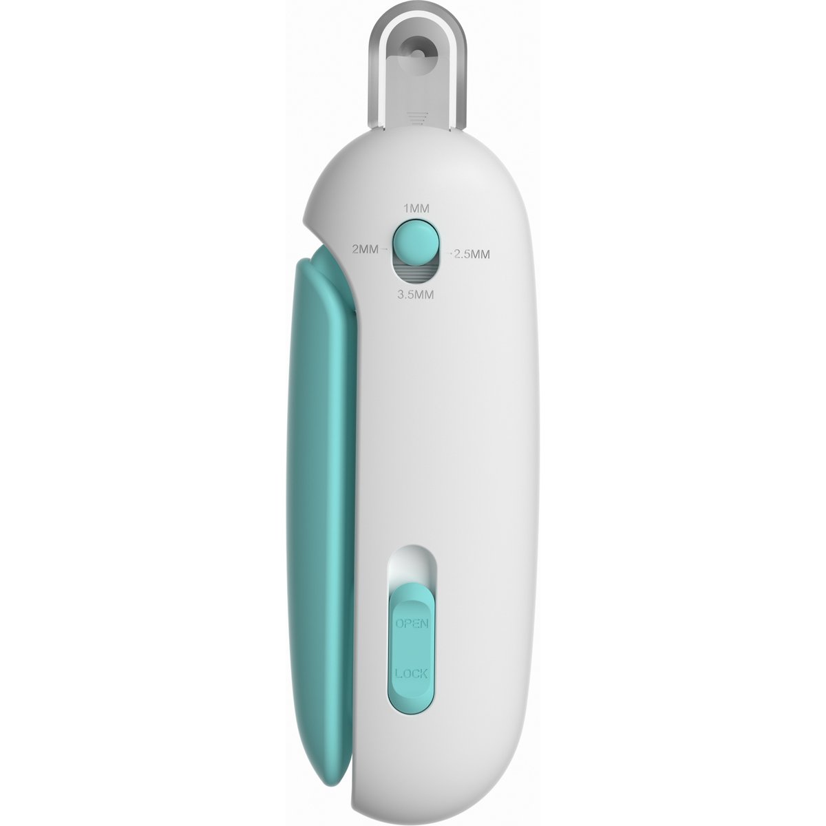 EYS EasyTrim Cat Nail Clipper with 1-3 mm Quick-Dial Guard, Blue