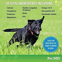 Pet MD 5-in-1 Multivitamin Soft Chew for Dogs, 60 count slide 2 of 6