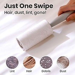 Delomo Pet Lint Roller for Clothes, Yellow, 1000 sheets (5 Rollers + 5 Refills) slide 2 of 8