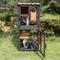 Show in main carousel: Aivituvin AIR22-M Catio Wooden Outdoor Wheeled Cat House, Brown, Medium slide 3 of 8