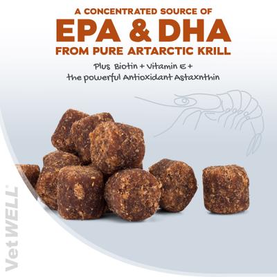 Show full view: VetWELL DermWell Omega 3 6 9 Soft Chew Supplement for Dogs, 60 count slide 5 of 8