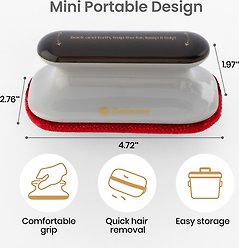 Delomo Portable Pet Hair Removal Tool for Car, Gray slide 2 of 7