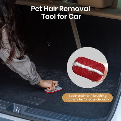 Show full view: Delomo Portable Pet Hair Removal Tool for Car, Gray slide 2 of 7