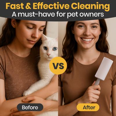 Show full view: Delomo Pet Lint Roller for Clothes, Yellow, 1000 sheets (5 Rollers + 5 Refills) slide 9 of 9