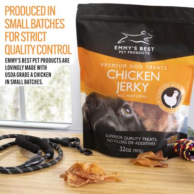 Show full view: Emmy's Best Pet Products Premium Chicken Jerky Dog Treats, 32-oz bag slide 7 of 9