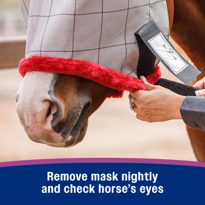 Show full view: Farnam SuperMask II Horse Fly Mask Classic Collection, Color Varies, Yearling slide 5 of 10