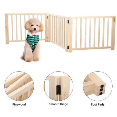 Show full view: Coziwow by Jaxpety 3 Panel Freestanding Dog Gate slide 6 of 10