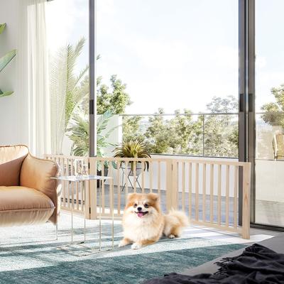 Show full view: Coziwow by Jaxpety 3 Panel Freestanding Dog Gate slide 3 of 10