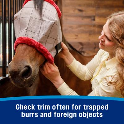 Show full view: Farnam SuperMask II Horse Fly Mask Classic Collection, Color Varies, Arabian slide 7 of 10