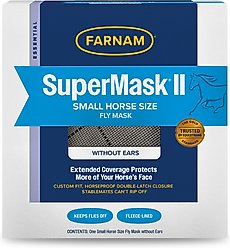 Farnam SuperMask II Horse Fly Mask Classic Collection, Color Varies, Arabian