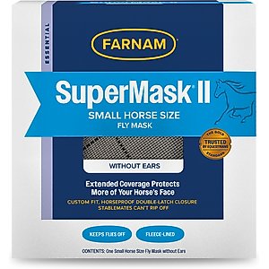 Farnam SuperMask II Horse Fly Mask Classic Collection, Color Varies, Arabian