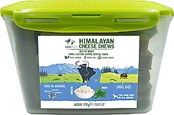 Pawfect Himalayan Cheese Bars Mint Dog Chews, Small, 10 count