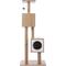 Show in main carousel: THE LICKER STORE Sawyer Minimalist 56-in 3-Tier Jute Cat Tree & Condo, Brown/White slide 9 of 9