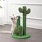 Show in main carousel: THE LICKER STORE Marfa Modern Jute Triple-Cactus with Fuzzy Toy Cat Scratching Post, Green, 25.25-in slide 2 of 9
