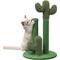 Show in main carousel: THE LICKER STORE Marfa Modern Jute Triple-Cactus with Fuzzy Toy Cat Scratching Post, Green, 25.25-in slide 1 of 9