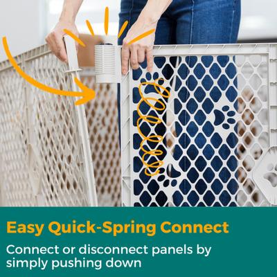 Show full view: MyPet Paws Petyard 8-Panel Dog Exercise Pen, Gray slide 8 of 11