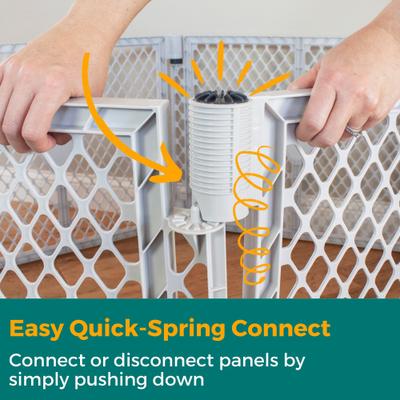 Show full view: MyPet Petyard Plus 4-Panel Dog Exercise Pen, Gray slide 6 of 10