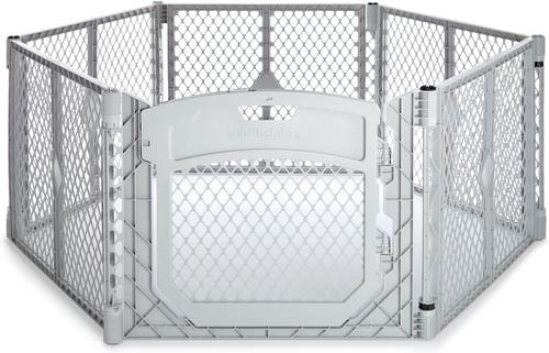 Show full view: MyPet Petyard Plus Exercise Pen with Large Door Dog Pen, Gray slide 3 of 12