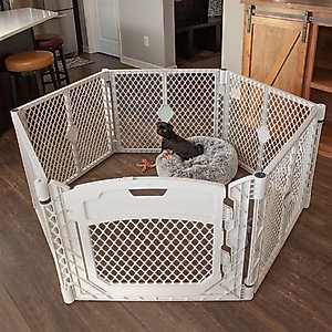 MyPet Petyard Plus Exercise Pen with Large Door Dog Pen, Gray