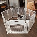 MyPet Petyard Plus Exercise Pen with Large Door Dog Pen, Gray