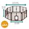 Show in main carousel: MyPet 8-Panel Petyard Passage Plastic Dog Pen, Brown slide 9 of 13