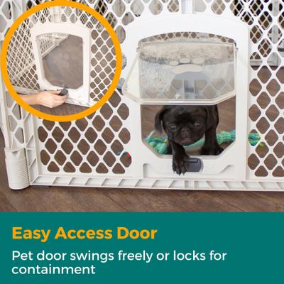 Show full view: MyPet Petyard Passage Plastic Dog Pen slide 3 of 12