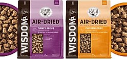 Earth Animal Wisdom Air-Dried Chicken Recipe Premium Natural Dog Food, 2-lb bag + Turkey Recipe Premium Natural Dog Food, 2-lb bag