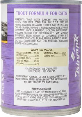 Show full view: Triumph Trout Formula Canned Cat Food, 13.2-oz, case of 12 slide 3 of 6