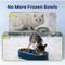 Show in main carousel: PawsPik Heated 18/8 Stainless Steel Outdoor Cat Bowl, Blue, 3 cups slide 7 of 12