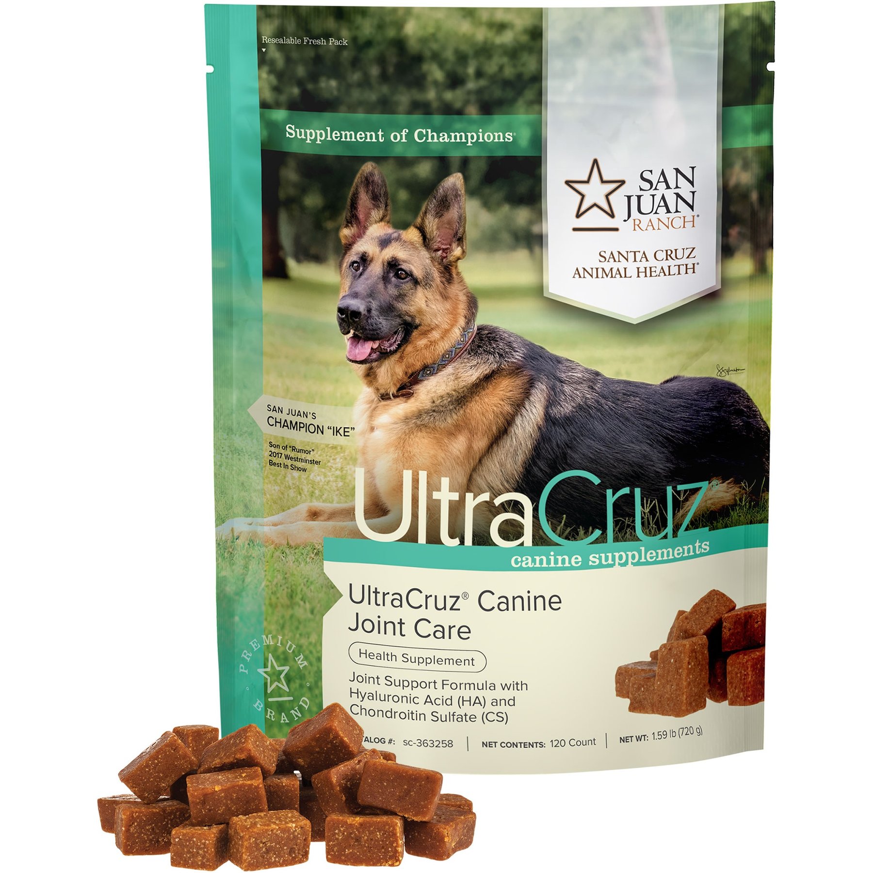 UltraCruz Joint Care Dog Supplement, 120 count