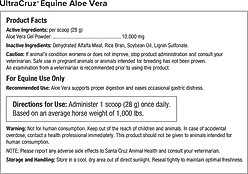 UltraCruz Aloe Vera Digestive Health Pellets Horse Supplement, 4-lb bag slide 2 of 4