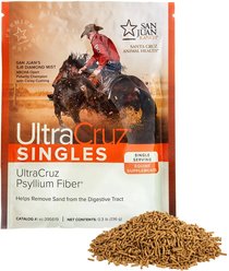 UltraCruz Psyllium Fiber Digestive Pellets Horse Supplement, 60 Day Singles