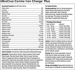 UltraCruz Iron Charge Plus Dog Supplement, 120 count slide 2 of 4