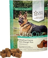 UltraCruz Iron Charge Plus Dog Supplement, 120 count
