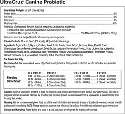 UltraCruz Probiotic Dog Supplement, 120 count slide 2 of 4