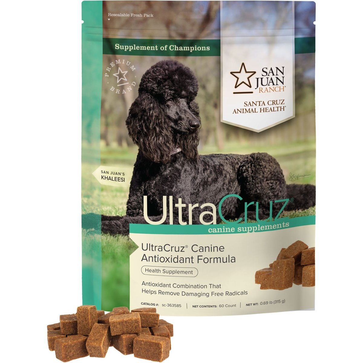 UltraCruz Antioxidant Formula Dog Supplement, 60 count