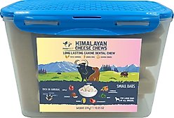 Pawfect Himalayan Cheese Bars Mixed Fruit Dog Chews, Small, 10 count