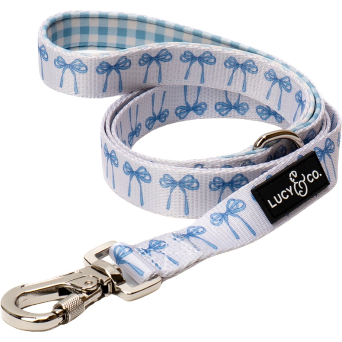 Lucy & Co. Bow Wow Wow Leash, Small, 5-ft long, 0.6-in wide
