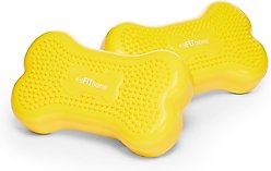 FitPAWS K9FITbone Dog Training Mini Regular Balancing Bone, Mango, 2 count