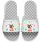 Show in main carousel: ISlide Mantra Cat Pattern Personalized Slides, Great White, W8 / M7 slide 1 of 1
