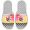 Show in main carousel: ISlide Mantra Cat Tie-Dye Personalized Slides, Great White, W14 / M13 slide 1 of 1